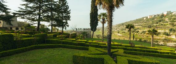 The garden of Villa Spinosa